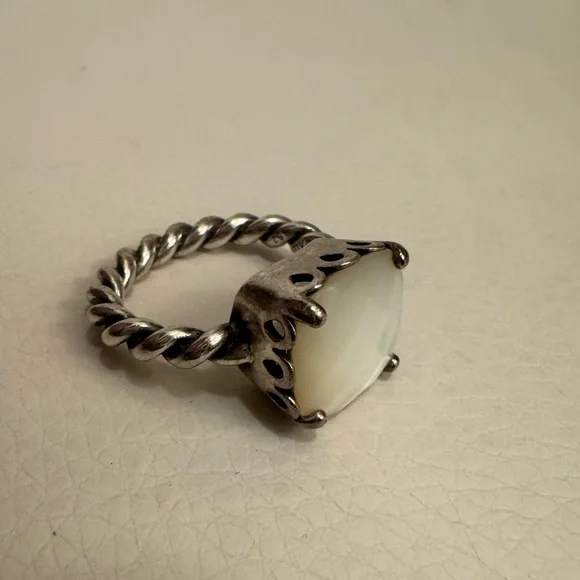 Genuine Pandora Elegant Sincerity Mother of Pearl Ring